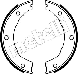 METELLI Bremsbackensatz, Feststellbremse 53-0145