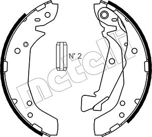METELLI Bremsbackensatz 53-0175