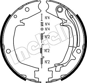 METELLI Bremsbackensatz, Feststellbremse 53-0179K