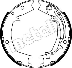 METELLI Bremsbackensatz, Feststellbremse 53-0179Y