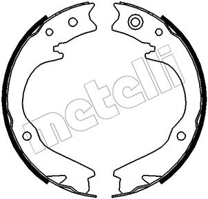 METELLI Bremsbackensatz, Feststellbremse 53-0388