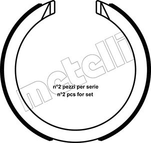 METELLI Bremsbackensatz, Feststellbremse 53-0491