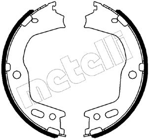 METELLI Bremsbackensatz, Feststellbremse 53-0497