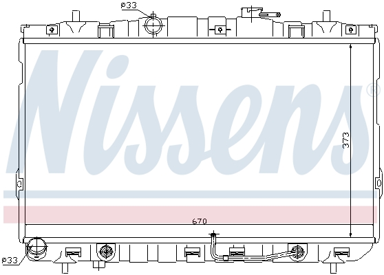 NISSENS Kühler, Motorkühlung 67468