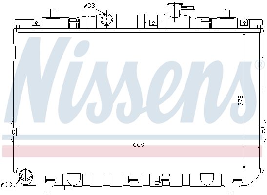 NISSENS Kühler, Motorkühlung 67488