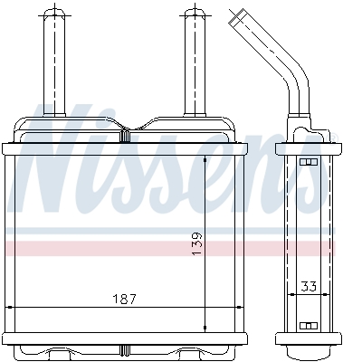 NISSENS Wärmetauscher, Innenraumheizung 72648