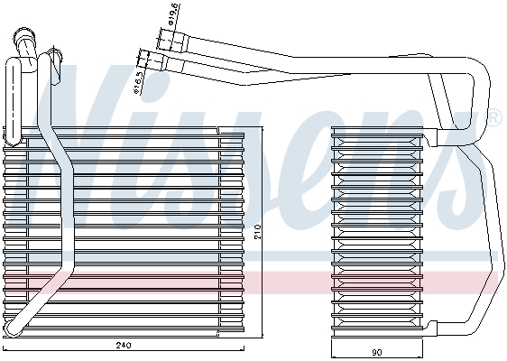 NISSENS Verdampfer, Klimaanlage 92194