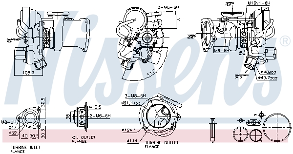 NISSENS Lader, Aufladung 93454