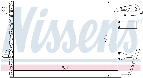NISSENS Kondensator, Klimaanlage 94192