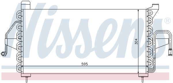NISSENS Kondensator, Klimaanlage 94436