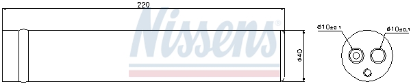 NISSENS Trockner, Klimaanlage 95439