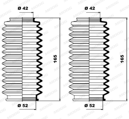 MOOG Faltenbalgsatz, Lenkung K150002