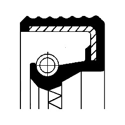 CORTECO Wellendichtring, Automatikgetriebe 15510042B