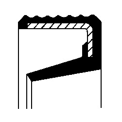 CORTECO Wellendichtring, Schaltgetriebe 01033750B