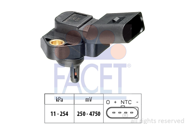 FACET Sensor, Abgasdruck 10.3012