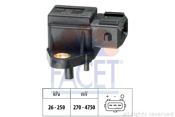 FACET Luftdrucksensor, Höhenanpassung 10.3029
