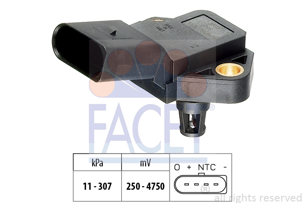 FACET Luftdrucksensor, Höhenanpassung 10.3075