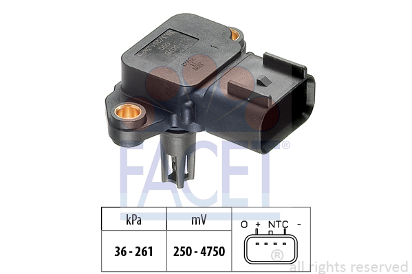 FACET Luftdrucksensor, Höhenanpassung 10.3076