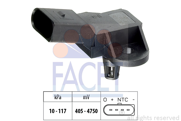FACET Sensor, Abgasdruck 10.3090
