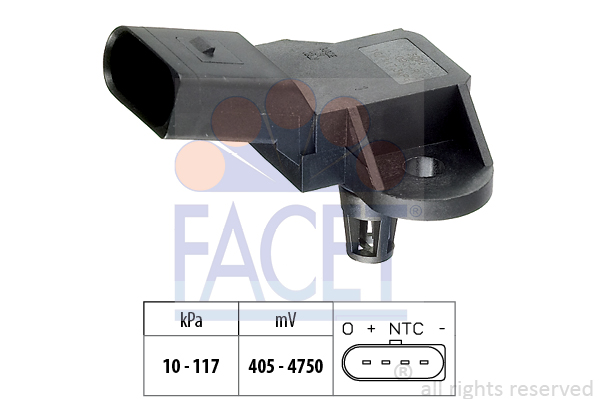 FACET Luftdrucksensor, Höhenanpassung 10.3090