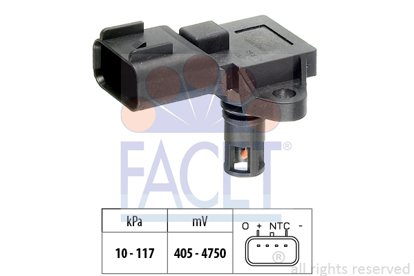 FACET Luftdrucksensor, Höhenanpassung 10.3097