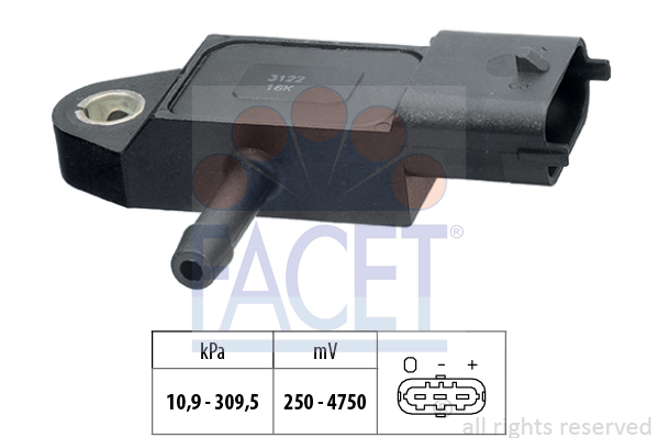 FACET Sensor, Abgasdruck 10.3144