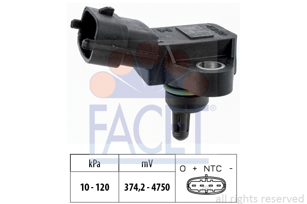 FACET Luftdrucksensor, Höhenanpassung 10.3180