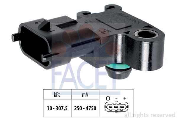 FACET Luftdrucksensor, Höhenanpassung 10.3244