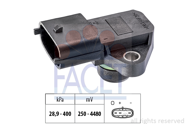 FACET Luftdrucksensor, Höhenanpassung 10.3249