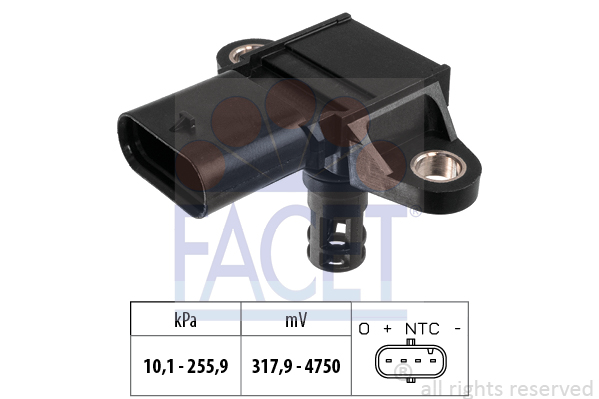 FACET Luftdrucksensor, Höhenanpassung 10.3399