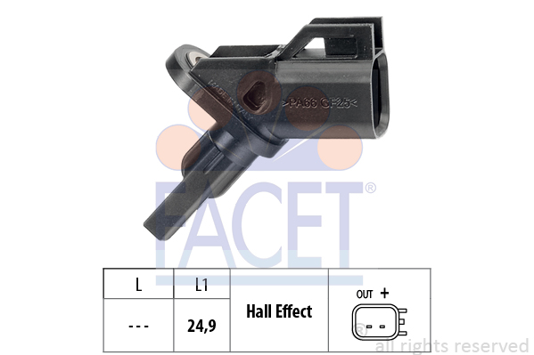 FACET Sensor, Raddrehzahl 21.0001