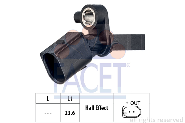 FACET Sensor, Raddrehzahl 21.0013