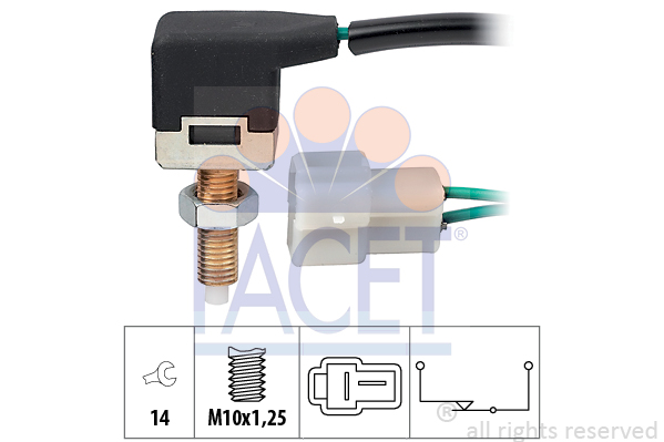 FACET Bremslichtschalter 7.1057