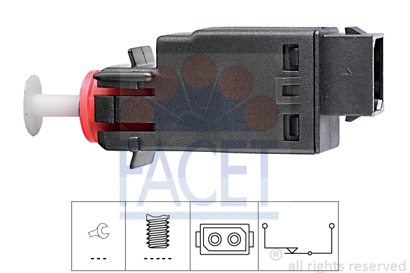 FACET Bremslichtschalter 7.1058