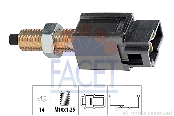 FACET Bremslichtschalter 7.1169