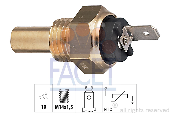 FACET Sensor, Kühlmitteltemperatur 7.3015