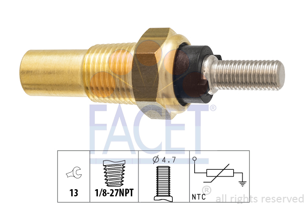 FACET Sensor, Kühlmitteltemperatur 7.3028