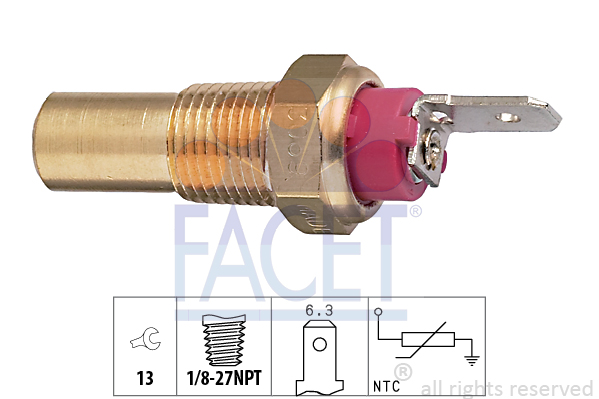 FACET Sensor, Kühlmitteltemperatur 7.3069