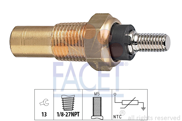 FACET Sensor, Kühlmitteltemperatur 7.3082