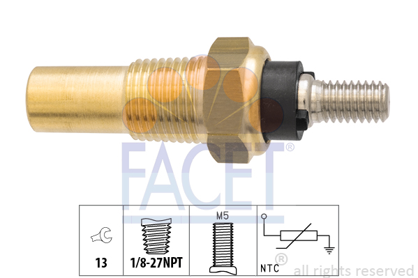 FACET Sensor, Kühlmitteltemperatur 7.3180