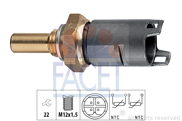 FACET Sensor, Kühlmitteltemperatur 7.3274