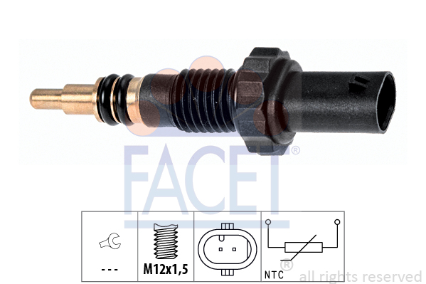 FACET Sensor, Kühlmitteltemperatur 7.3348