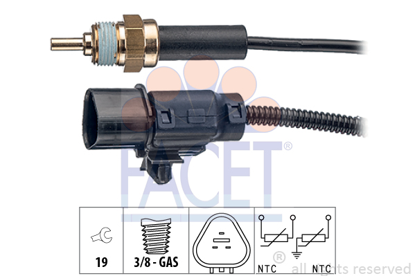 FACET Sensor, Kühlmitteltemperatur 7.3373