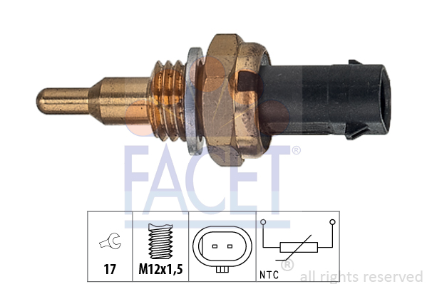 FACET Sensor, Kühlmitteltemperatur 7.3405