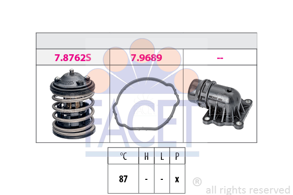 FACET Thermostat, Kühlmittel 7.8763K