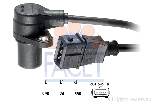 FACET Impulsgeber, Kurbelwelle 9.0073