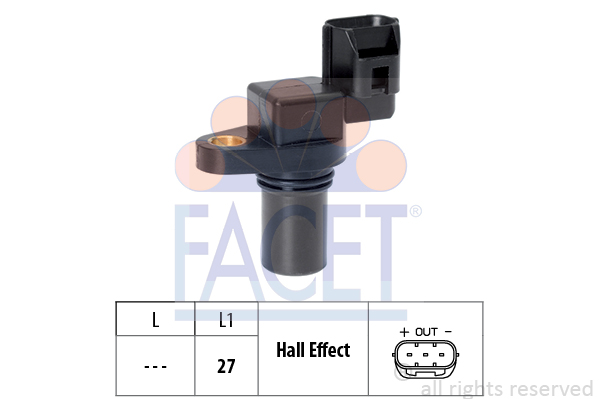 FACET Drehzahlsensor, Automatikgetriebe 9.0735