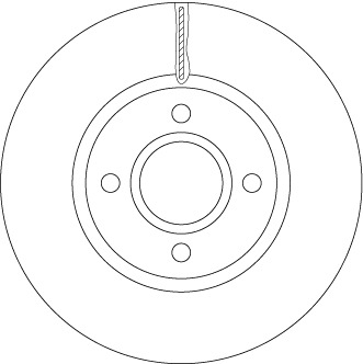 TRW Bremsscheibe DF6509