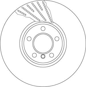TRW Bremsscheibe DF6612S