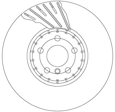TRW Bremsscheibe DF6891S